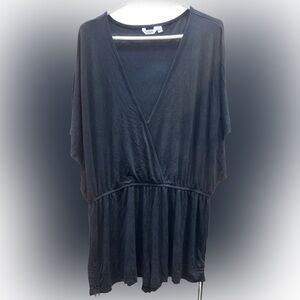 La Vie En Rose Navy Romper